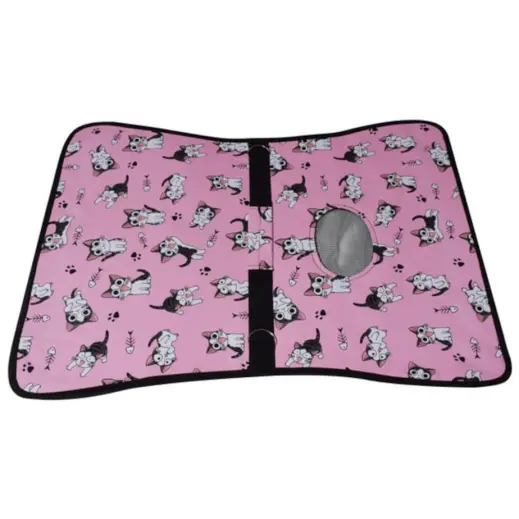 Cat Carrier Bag Large Pink Flat